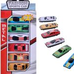 Jucarii, Copii si Bebe - Jucarii si jocuri - Vehicule si jucarii cu telecomanda - Masinute - Set Masinute Sport 1:64 - 6 buc - Infinity.ro