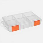 Casa si Gradina - Mobilier - Organizare si depozitare - Cutii depozitare - Organizator plastic 6 compartimente reglabile pentru obiecte mici - Infinity.ro