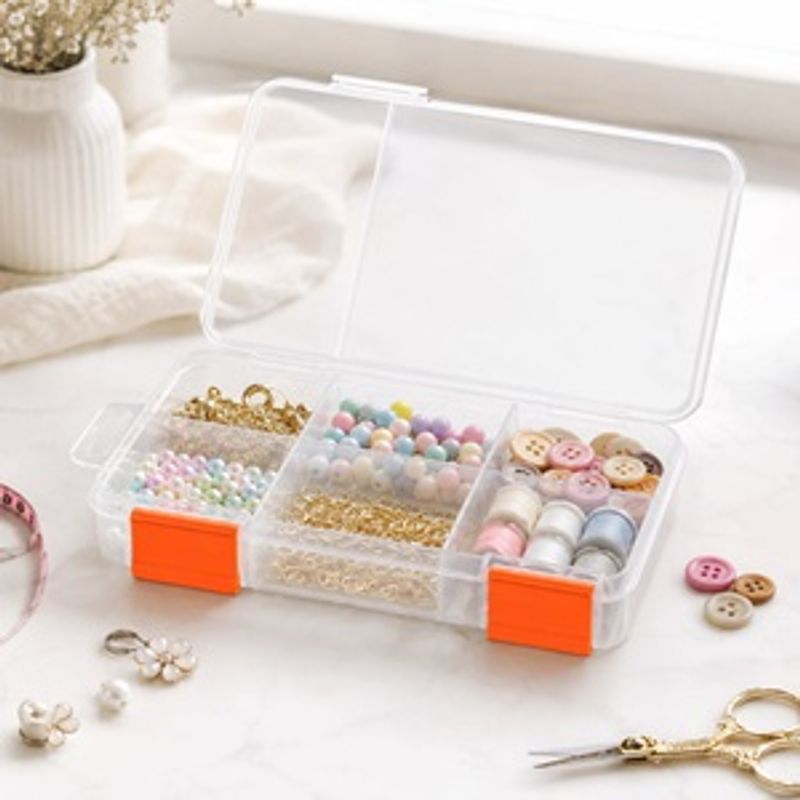 Casa si Gradina - Mobilier - Organizare si depozitare - Cutii depozitare - Organizator plastic 6 compartimente reglabile pentru obiecte mici - Infinity.ro