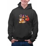 Fashion, accesorii si bijuterii - Barbati - Imbracaminte - Hanorace barbati - Hanorac Barbati Avatar Huntrix Kpop Last Airbender, negru, marime 3XL - Infinity.ro