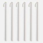 Casa si Gradina - Decoratiuni - Aromaterapie si lumanari - Lumanari si candele - Set Lumanari Albe 37cm - 6 buc - Infinity.ro