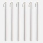 Casa si Gradina - Decoratiuni - Aromaterapie si lumanari - Lumanari si candele - Set Lumanari Albe 37cm - 6 buc - Infinity.ro