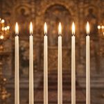 Casa si Gradina - Decoratiuni - Aromaterapie si lumanari - Lumanari si candele - Set Lumanari Albe 37cm - 6 buc - Infinity.ro