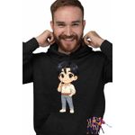 Fashion, accesorii si bijuterii - Barbati - Imbracaminte - Hanorace barbati - Hanorac Barbati Huntrix Saja Boys Jinu Chibi Kpop, negru, marime S - Infinity.ro
