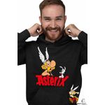 Fashion, accesorii si bijuterii - Barbati - Imbracaminte - Hanorace barbati - Hanorac Barbati Asterix Dogmatix Aventuri, negru, marime XL - Infinity.ro