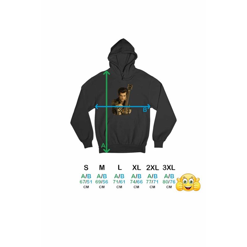 Fashion, accesorii si bijuterii - Barbati - Imbracaminte - Hanorace barbati - Hanorac Personalizat Barbati Chris Isaak Wicked Game, negru, marime 2XL - Infinity.ro
