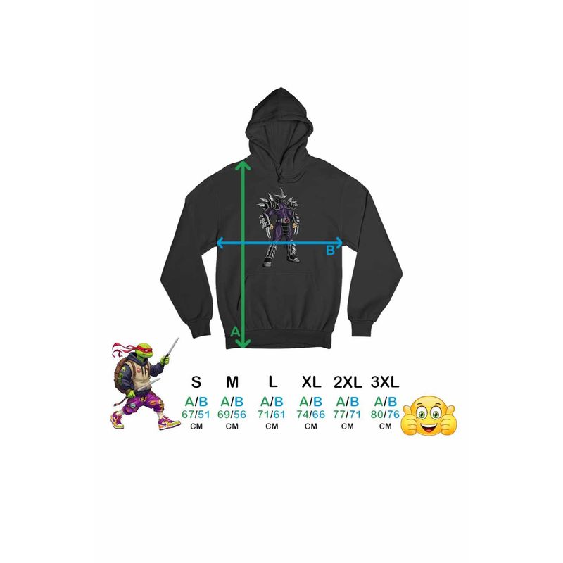 Fashion, accesorii si bijuterii - Barbati - Imbracaminte - Hanorace barbati - Hanorac Barbati Testoasele Ninja Shredder Armura, negru, marime S - Infinity.ro