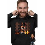 Fashion, accesorii si bijuterii - Barbati - Imbracaminte - Hanorace barbati - Hanorac Personalizat Barbati Tyla APOP, negru, marime L - Infinity.ro