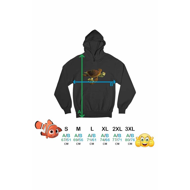 Fashion, accesorii si bijuterii - Barbati - Imbracaminte - Hanorace barbati - Hanorac Barbati Finding Nemo Broasca Testoasa Squirt Crush Ocean Viata Marina, negru, marime S - Infinity.ro