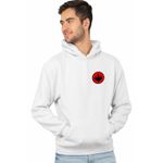 Fashion, accesorii si bijuterii - Barbati - Imbracaminte - Hanorace barbati - Hanorac Barbati Testoasele Ninja Foot Clan Logo, alb, marime L - Infinity.ro