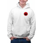 Fashion, accesorii si bijuterii - Barbati - Imbracaminte - Hanorace barbati - Hanorac Barbati Testoasele Ninja Foot Clan Logo, alb, marime L - Infinity.ro