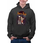 Fashion, accesorii si bijuterii - Barbati - Imbracaminte - Hanorace barbati - Hanorac Barbati Familia Addams Wednesday Horror Cimitir Halloween Valenines Day Dragobete Cupidon, negru, marime M - Infinity.ro