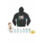 Fashion, accesorii si bijuterii - Barbati - Imbracaminte - Hanorace barbati - Hanorac Barbati Hilda Huntrix Saja Boys K-pop, negru, marime M - Infinity.ro