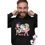 Fashion, accesorii si bijuterii - Barbati - Imbracaminte - Hanorace barbati - Hanorac Barbati Hilda Huntrix Saja Boys K-pop, negru, marime M - Infinity.ro