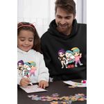 Fashion, accesorii si bijuterii - Barbati - Imbracaminte - Hanorace barbati - Hanorac Barbati Hilda Huntrix Saja Boys K-pop, negru, marime M - Infinity.ro