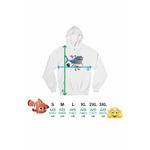 Fashion, accesorii si bijuterii - Barbati - Imbracaminte - Hanorace barbati - Hanorac Barbati Finding Nemo Rechin Bruce Marlin Testoasa Ocean, alb, marime S - Infinity.ro