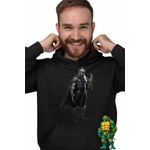 Fashion, accesorii si bijuterii - Barbati - Imbracaminte - Hanorace barbati - Hanorac Barbati Testoasele Ninja Shredder Foot Clan, negru, marime 3XL - Infinity.ro