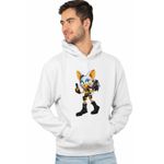 Fashion, accesorii si bijuterii - Barbati - Imbracaminte - Hanorace barbati - Hanorac Barbati Tomb Raider Sonic Lara Croft Mario, alb, marime 3XL - Infinity.ro