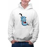 Fashion, accesorii si bijuterii - Barbati - Imbracaminte - Hanorace barbati - Hanorac Barbati Aladdin Genie Duh Lampa Fermecata Alibaba, alb, marime M - Infinity.ro