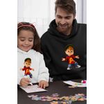 Fashion, accesorii si bijuterii - Barbati - Imbracaminte - Hanorace barbati - Hanorac Barbati Alvin Alvinnn Veveritele, negru, marime 3XL - Infinity.ro