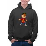 Fashion, accesorii si bijuterii - Barbati - Imbracaminte - Hanorace barbati - Hanorac Barbati Alvin Alvinnn Veveritele, negru, marime 3XL - Infinity.ro
