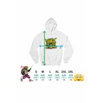 Fashion, accesorii si bijuterii - Barbati - Imbracaminte - Hanorace barbati - Hanorac Barbati Testoasele Ninja Aventuri Japonia, alb, marime S - Infinity.ro