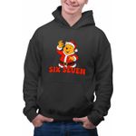 Fashion, accesorii si bijuterii - Barbati - Imbracaminte - Hanorace barbati - Hanorac Barbati Six Seven Winnie the Pooh Craciun 67, negru, marime XL - Infinity.ro
