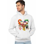 Fashion, accesorii si bijuterii - Barbati - Imbracaminte - Hanorace barbati - Hanorac Barbati South Park Brainrot Capucina Bananini Ambalabu Italian, alb, marime M - Infinity.ro