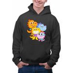 Fashion, accesorii si bijuterii - Barbati - Imbracaminte - Hanorace barbati - Hanorac Barbati Tim Rex Aventuri in Spatiu Dinozauri Spatiu Cosmos, negru, marime L - Infinity.ro