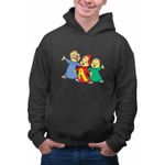 Fashion, accesorii si bijuterii - Barbati - Imbracaminte - Hanorace barbati - Hanorac Barbati Alvin Aventuri Alvinnn Veveritele, negru, marime M - Infinity.ro