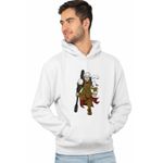 Fashion, accesorii si bijuterii - Barbati - Imbracaminte - Hanorace barbati - Hanorac Barbati Wukong White Death Black Myth, alb, marime 3XL - Infinity.ro