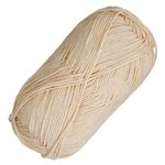 Casa si Gradina - Decoratiuni - DIY - Articole mercerie - Fir de Tricotat Bej, 50g, 165m, pentru Ace 2.0-4.0mm - Infinity.ro