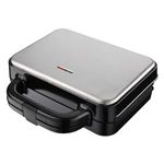 Electronice si Electrocasnice - Electrocasnice bucatarie - Preparare paine - Sandwich-maker - Aparat pentru Sandvisuri din Otel Inoxidabil cu Suprafata Neaderenta - Infinity.ro
