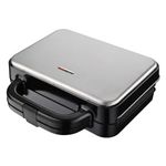 Electronice si Electrocasnice - Electrocasnice bucatarie - Preparare paine - Sandwich-maker - Aparat pentru Sandvisuri din Otel Inoxidabil cu Suprafata Neaderenta - Infinity.ro