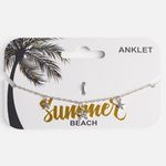 Fashion, accesorii si bijuterii - Femei - Bijuterii femei - Bratari femei - Bratara de Picior Argintie cu Stele de Mare pentru Vara - Infinity.ro