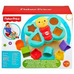Jucarii, Copii si Bebe - Jucarii si jocuri - Jucarii bebelusi - Jucarii de sortat - Jucarie de sortat forme, Fluture cu 6 cuburi, 4 deschideri, Plastic, Albastru/Galben/Rosu - Infinity.ro