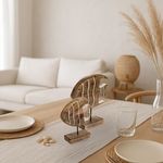 Casa si Gradina - Decoratiuni - Obiecte decorative - Accesorii decorative - Decoratiune de masa peste din lemn cu baza, 22x6x26cm - Infinity.ro