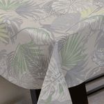 Casa si Gradina - Textile si covoare - Textile bucatarie - Fete de masa - Fata de masa din vinil, Bej cu model feriga, 180x140 cm - Infinity.ro