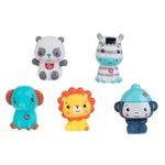 Jucarii, Copii si Bebe - Jucarii si jocuri - Jucarii bebelusi - Jucarii interactive bebelusi - Set de 5 marionete de deget cu animale de ferma, multicolore, din plastic - Infinity.ro