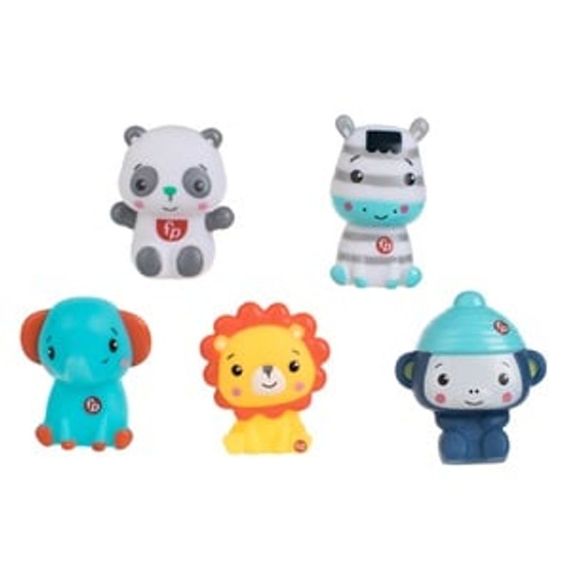 Jucarii, Copii si Bebe - Jucarii si jocuri - Jucarii bebelusi - Jucarii interactive bebelusi - Set de 5 marionete de deget cu animale de ferma, multicolore, din plastic - Infinity.ro