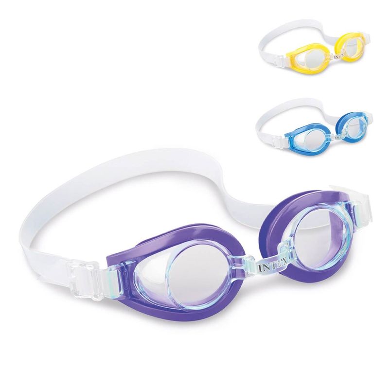 Jucarii, Copii si Bebe - Jucarii si jocuri - Jucarii de exterior - Colaci, ochelari si accesorii inot copii - Ochelari de înot pentru copii, 3-8 ani, 3 culori, lentile din policarbonat - Infinity.ro
