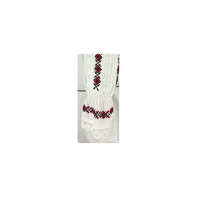 Fashion, accesorii si bijuterii - Femei - Imbracaminte femei - Camasi si bluze femei - Bluza dama O26F alb/rosu bordo marimea S - Infinity.ro