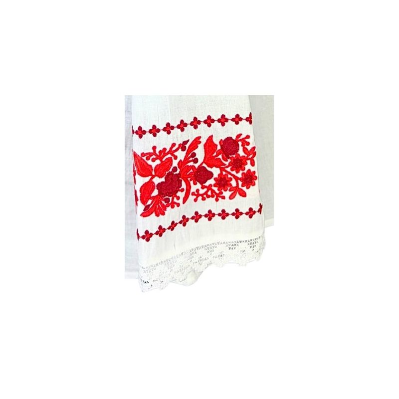 Fashion, accesorii si bijuterii - Femei - Imbracaminte femei - Camasi si bluze femei - Bluza dama O26F alb/grena marimea S - Infinity.ro