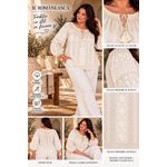 Fashion, accesorii si bijuterii - Femei - Imbracaminte femei - Camasi si bluze femei - Bluza dama OG26 crem marimea 4XL - Infinity.ro