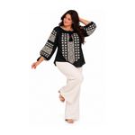 Fashion, accesorii si bijuterii - Femei - Imbracaminte femei - Camasi si bluze femei - Bluza dama OG26 negru marimea 4XL - Infinity.ro