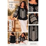 Fashion, accesorii si bijuterii - Femei - Imbracaminte femei - Camasi si bluze femei - Bluza dama OG26 negru marimea 4XL - Infinity.ro