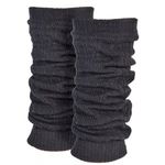 Fashion, accesorii si bijuterii - Femei - Lenjerie si pijamale femei - Sosete si ciorapi femei - Jambiere Textil Antracit pentru Cizme, Lungime 32cm - Infinity.ro