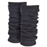 Fashion, accesorii si bijuterii - Femei - Lenjerie si pijamale femei - Sosete si ciorapi femei - Jambiere Textil Antracit pentru Cizme, Lungime 32cm - Infinity.ro