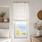Casa si Gradina - Textile si covoare - Rulouri si jaluzele - Jaluzea din Bambus, 60x180cm, Alb - Infinity.ro