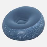 Casa si Gradina - Mobilier - Scaune si fotolii - Fotolii - Fotoliu gonflabil catifelat, Albastru, 112x112x66 cm - Infinity.ro